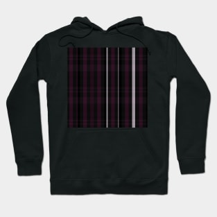 Gothic Aesthetic Catriona 2 Hand Drawn Textured Plaid Pattern Hoodie